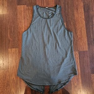 LULULEMON ATHLETICA  Open Up Tank Top -Heathered Camo Green/Camo Green
